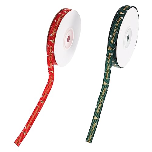 Homoyoyo 2 Rollen Weihnachtsbaumband Goldenes Satinband Band Für Weihnachtsbaum Weihnachtsbänder Weihnachten Weihnachtsband Schleife Wickelband Dekoration Polyester Homoyoyo 2 Rollen Weihnachtsbaumband Goldenes Satinband Band Für Weihnachtsbaum Weihnachtsbänder Weihnachten Weihnachtsband Schleife Wickelband Dekoration Polyester von Homoyoyo