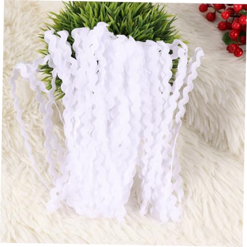 Homoyoyo 2 Rollen Wellenförmiges S förmiges Spitzenband Weiß Yards DIY Bekleidungszubehör für Kleider Taschen Hüte Nähzubehör Langlebig und Farbecht Homoyoyo 2 Rollen Wellenförmiges S förmiges Spitzenband Weiß Yards DIY Bekleidungszubehör für Kleider Taschen Hüte Nähzubehör Langlebig und Farbecht von Homoyoyo