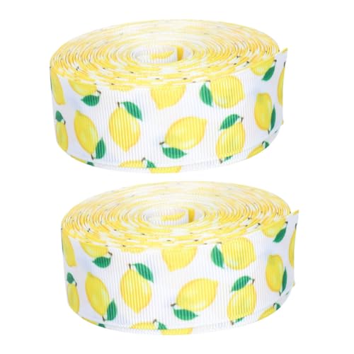 Homoyoyo 2 Rollen Zitronen Dekoband Zitronen Bastelband Geschenkband Bastelstreifenband Frühlingskranzband Bastel Dekoband Haarschleifenbänder Zitronenmusterband Polyester Homoyoyo 2 Rollen Zitronen Dekoband Zitronen Bastelband Geschenkband Bastelstreifenband Frühlingskranzband Bastel Dekoband Haarschleifenbänder Zitronenmusterband Polyester von Homoyoyo