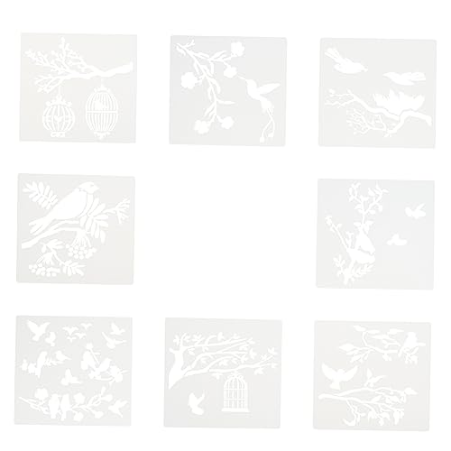 Homoyoyo 2 Sätze DIY Schablonen Set für Malschablonen mit Kreativen Mustern für Scrapbooking Malen und Basteln Wiederverwendbare Kunststoffschablonen für Wanddekoration und Kreative Homoyoyo 2 Sätze DIY Schablonen Set für Malschablonen mit Kreativen Mustern für Scrapbooking Malen und Basteln Wiederverwendbare Kunststoffschablonen für Wanddekoration und Kreative von Homoyoyo