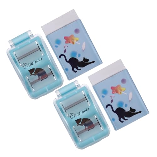Homoyoyo 2 Sätze Desktop Radiergummi Tragbarer Mini Radiergummi für Büro und Zuhause Teilig Kompakte Leicht Attraktives Design für von Homoyoyo