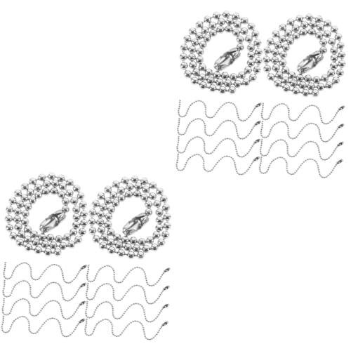 Homoyoyo 2 Sätze Einstellbare Metallkette Für Etiketten Vielseitige Schlüsselanhänger Für Diy Projekte Spielzeugpreis Tags Armbänder Und Dekorationen 100 Stück * 2 von Homoyoyo