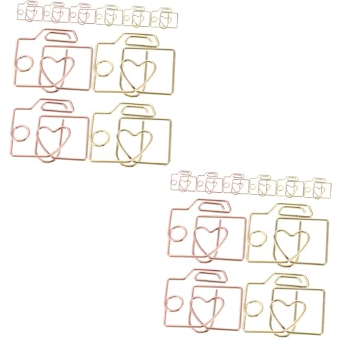 Homoyoyo 2 Sätze Kreative Büroklammer Einzigartig Geformte Büroklammern Clips Büro Verschiedene Büroklammern Dekorative Clips Mini - Papierclips Office-dokumentenklammern 20 Stück * 2 von Homoyoyo
