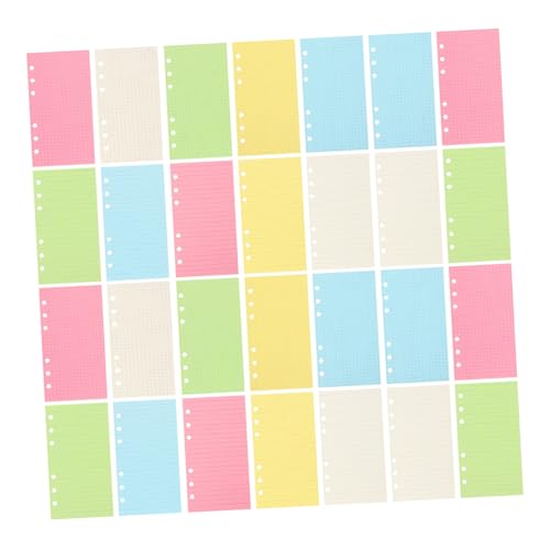 Homoyoyo 2 Sätze Loseblatt-notizbuch-nachfüllung Schreiben Farbe College Regierte Papier Lose Blatt Notizblock Liniertes Papier, College-regel Notizbilder Schreibwaren Schmucklos Papier von Homoyoyo