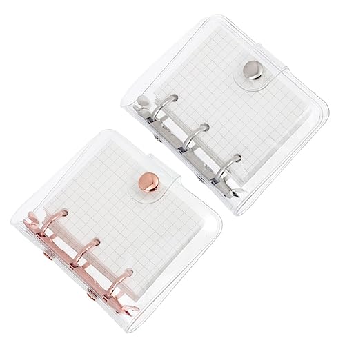 Homoyoyo 2 Sätze Mini Handbuch Set Teiliges Kreatives Notizbuch Set mit Einband pro Buch für Tagebuch Notizen und DIY Projekte Design Roségold und Silber von Homoyoyo