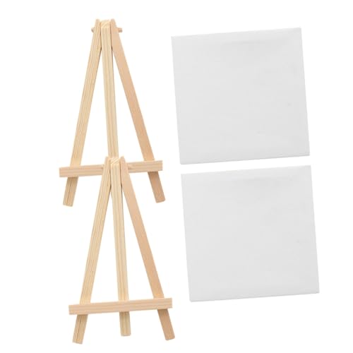 Homoyoyo 2 Sätze Mini Leinwand mit Staffelei Multifunktionale Leinwände aus Robustem Holz Blanko Öl und Aquarell Malplatten Dekorative Tischstaffelei für DIY Malerei und Hausdeko Homoyoyo 2 Sätze Mini Leinwand mit Staffelei Multifunktionale Leinwände aus Robustem Holz Blanko Öl und Aquarell Malplatten Dekorative Tischstaffelei für DIY Malerei und Hausdeko von Homoyoyo