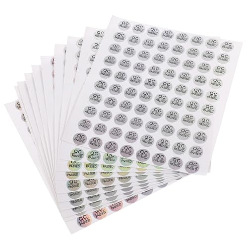 Homoyoyo 2 Sätze Pass-tag Überprüfen Geprüft Namensschild Registerkarten Aufkleber in Lagerqualität Etiketten Aufkleber Qc-zulassungsetiketten Prüfplakette Pvc Selbstklebend 1600 Stück * 2 Homoyoyo 2 Sätze Pass-tag Überprüfen Geprüft Namensschild Registerkarten Aufkleber in Lagerqualität Etiketten Aufkleber Qc-zulassungsetiketten Prüfplakette Pvc Selbstklebend 1600 Stück * 2 von Homoyoyo