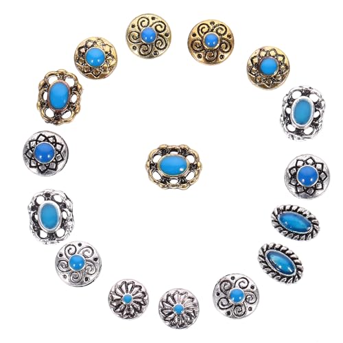 Homoyoyo 2 Sätze Retro Nail Charms Nagel Schmuck für Maniküre Nail Art Dekorationen Vielseitige Vintage Designs für Frauen und Besondere Anlässe von Homoyoyo