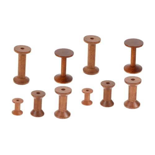 Homoyoyo 2 Sätze Spule Aus Holz Zum Nähen Häkeln Spulenhalter Für Garn Quilten Garnhalter Dicker Häkelgarnwickler Stickerei Großes Produkt Garnspulen Braunes Holz 5 Stück * 2 Homoyoyo 2 Sätze Spule Aus Holz Zum Nähen Häkeln Spulenhalter Für Garn Quilten Garnhalter Dicker Häkelgarnwickler Stickerei Großes Produkt Garnspulen Braunes Holz 5 Stück * 2 von Homoyoyo