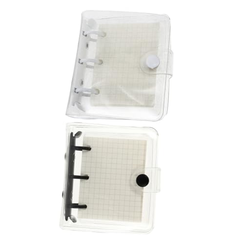 Homoyoyo 2 Sätze Tragbares Kleines Notizbuch Pvc hülle Transparent Kariertes Innenpapier Multifunktionales Schreibzubehör für Haushalt und Büro Homoyoyo 2 Sätze Tragbares Kleines Notizbuch Pvc hülle Transparent Kariertes Innenpapier Multifunktionales Schreibzubehör für Haushalt und Büro von Homoyoyo