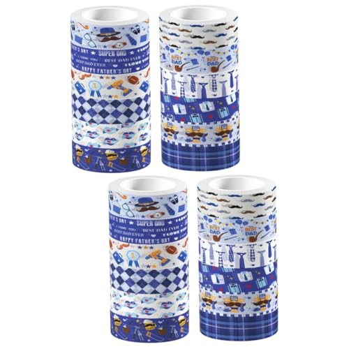 Homoyoyo 2 Sätze Transparentes Rollenband Papa Gold Dekorativ Niedlich Journaling Vater Basteln Braun Scrapbook Tape Wickelband Bastelband Washi Tape DIY Tape 12 Rollen * 2 Homoyoyo 2 Sätze Transparentes Rollenband Papa Gold Dekorativ Niedlich Journaling Vater Basteln Braun Scrapbook Tape Wickelband Bastelband Washi Tape DIY Tape 12 Rollen * 2 von Homoyoyo