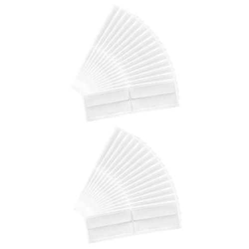 Homoyoyo 2 Sätze Wasserdichtes Klebstoffetikett Klarsichttaschen Mit Selbstklebenden Etiketten Küchenetiketten Beschriftungstaschen Etikettenhalteretikettenhalter Pvc 4 Blätter * 2 von Homoyoyo