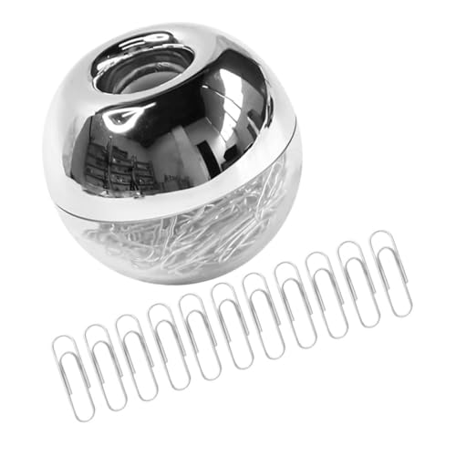 Homoyoyo 2 Sets Büroklammern Magnetische Box Binder Büroklammern Einzigartige Form Zum Basteln Verformungssicher Multifunktionale Metall von Homoyoyo