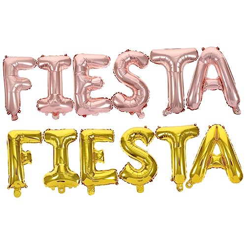 Homoyoyo 2 Sets Fiesta-Folienballons Für Mexikanische Partys – Mylar-Ballons in Bunten Farben Ideale Dekoration Für Geburtstag Hochzeit Und Cinco De Mayo Inklusive Alphabet Buchstaben Homoyoyo 2 Sets Fiesta-Folienballons Für Mexikanische Partys – Mylar-Ballons in Bunten Farben Ideale Dekoration Für Geburtstag Hochzeit Und Cinco De Mayo Inklusive Alphabet Buchstaben von Homoyoyo