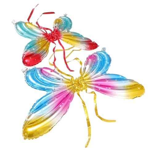 Homoyoyo 2 Stück Aluminium Folienballons Schmetterlingsflügel Farbverlauf Kindergeburtstag Deko Leichtes DIY Partyzubehör für Mädchen und Festtagsfeier Homoyoyo 2 Stück Aluminium Folienballons Schmetterlingsflügel Farbverlauf Kindergeburtstag Deko Leichtes DIY Partyzubehör für Mädchen und Festtagsfeier von Homoyoyo