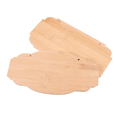 Homoyoyo 2 Stück Bambus- und Holz -Erinnerungsschild Home Akzente Rohlinge basteln Leerzeichen schmucklos leeres hängendes Schild Plakette leeres Türschild Brown Homoyoyo 2 Stück Bambus- und Holz -Erinnerungsschild Home Akzente Rohlinge basteln Leerzeichen schmucklos leeres hängendes Schild Plakette leeres Türschild Brown von Homoyoyo
