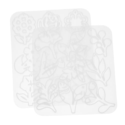 Homoyoyo 2 Stück Blumenblatt Harz Schmuck Gießformen für Damen Diy Bastelbedarf für Ohrringe und Einfach zu Verwenden für Fähigkeitsstufen Geeignet von Homoyoyo
