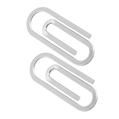 Homoyoyo 2 Stück Büroklammer Starker Paper Fixing Clamp Geldklammer für Dokumente Karten Fotos Vielseitig Einsetzbar Robust und Langlebig für Schule Büro Zuhause Homoyoyo 2 Stück Büroklammer Starker Paper Fixing Clamp Geldklammer für Dokumente Karten Fotos Vielseitig Einsetzbar Robust und Langlebig für Schule Büro Zuhause von Homoyoyo