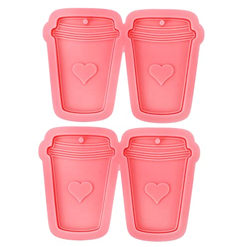 Homoyoyo 2 Stück DIY Herzförmige Silikon Kaffeetassenform für Schlüsselanhänger Teiliges Set zur Herstellung von Pendants für Kreative Bastelprojekte und für Homoyoyo 2 Stück DIY Herzförmige Silikon Kaffeetassenform für Schlüsselanhänger Teiliges Set zur Herstellung von Pendants für Kreative Bastelprojekte und für von Homoyoyo