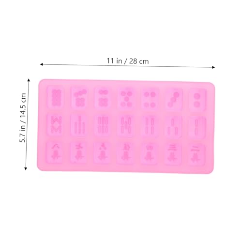 Homoyoyo 2 Stück DIY Silikonform Mahjong Würfel Gießform für Epoxidharz Kunstharz Handwerk Schmuckherstellung Klein Leicht zu Reinigen Zufällige Farbe Zufällige Farbe von Homoyoyo