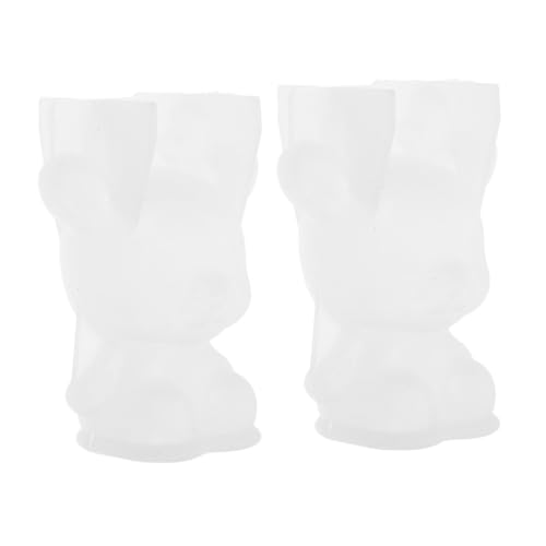 Homoyoyo 2 Stück DIY Silikonform Rentier Figur Gießform für Basteln Rentier Deko Ornament Kit Weiß Flexibel Leicht zu Reinigen Homoyoyo 2 Stück DIY Silikonform Rentier Figur Gießform für Basteln Rentier Deko Ornament Kit Weiß Flexibel Leicht zu Reinigen von Homoyoyo