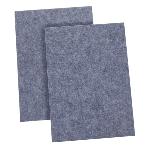 Homoyoyo 2 Stück Dicke Diy Bastelunterlage Hitzebeständig Schalldämmend für Quilting Nähen Stickerei Hellgrau von Homoyoyo