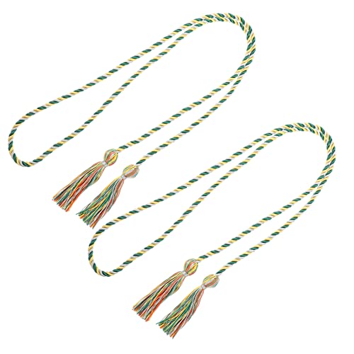 Homoyoyo 2 Stück Ehrenseil Bachelor-Abschlusskabel Quaste Graduierungskordel Blau junggesellinnenabschied junggesellenabschied Abschluss Zubehör hängende Anhänger für Abschlusshut Polyester von Homoyoyo