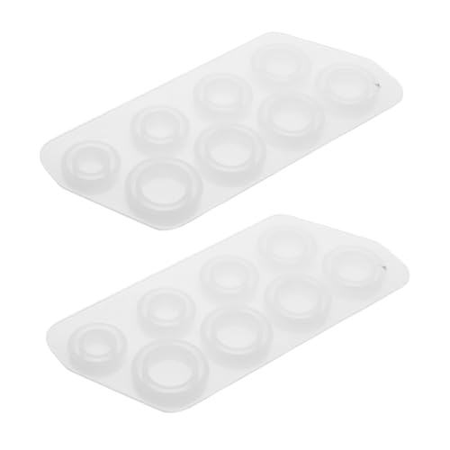 Homoyoyo 2 Stück Epoxidharz Gießformen für Schmuckherstellung Diy Ringform für Kreative Anhänger und Dekorationen von Homoyoyo
