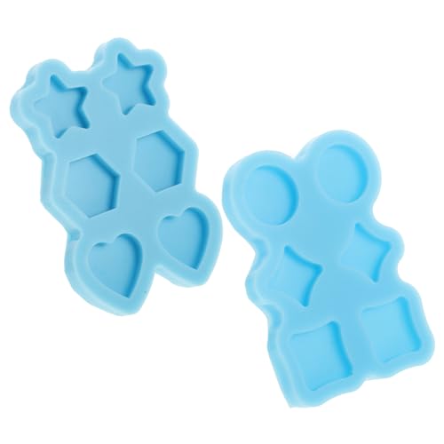 Homoyoyo 2 Stück Epoxidharz Silikonformen Mini Stern Herz Schmuckformen DIY Ohrring Gießformen Kompakt Tragbar Anfänger Schmuckherstellung Resin Formen Homoyoyo 2 Stück Epoxidharz Silikonformen Mini Stern Herz Schmuckformen DIY Ohrring Gießformen Kompakt Tragbar Anfänger Schmuckherstellung Resin Formen von Homoyoyo