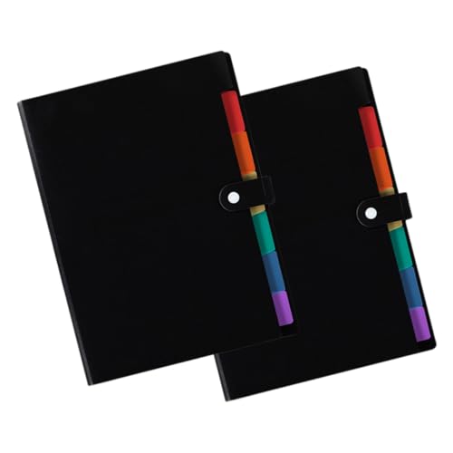 Homoyoyo 2 Stück Erweiterbare Fächermappe Praktischer Dokumenten Organizer Mehreren Fächern für Büro und Zuhause für Steuerunterlagen und Rechnungen von Homoyoyo