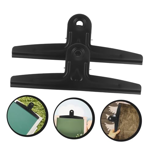 Homoyoyo 2 Stück Extra Große Metall klemmbrett Clips aus Edelstahl Robuste Büroklammern für Dokumentenbindung Vielseitige Zeichenbrett halter Rutschfeste Aktenklammern für Papier und Homoyoyo 2 Stück Extra Große Metall klemmbrett Clips aus Edelstahl Robuste Büroklammern für Dokumentenbindung Vielseitige Zeichenbrett halter Rutschfeste Aktenklammern für Papier und von Homoyoyo