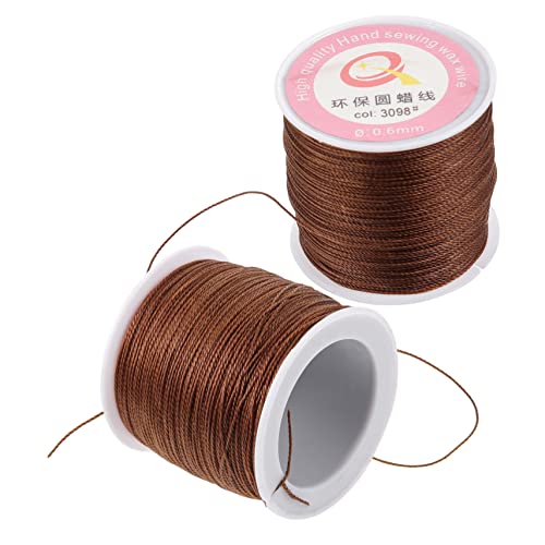 Homoyoyo 2 Stück Faden für Nähmaschine bastelmaterial bastel Materialien Handwerkszubehör Nähgarn Fäden Beige Leder nähmaschine Werkzeug gewachster Faden Wachsfaden nähen Polyester Coffee Homoyoyo 2 Stück Faden für Nähmaschine bastelmaterial bastel Materialien Handwerkszubehör Nähgarn Fäden Beige Leder nähmaschine Werkzeug gewachster Faden Wachsfaden nähen Polyester Coffee von Homoyoyo