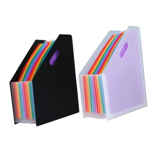 Homoyoyo 2 Stück Fächermappe Tragbarer Robuster Pp organizer mit Großem Fassungsvermögen Stehend für Dokumenten Belegablage Vielseitig für Büro Schule und Zuhause Homoyoyo 2 Stück Fächermappe Tragbarer Robuster Pp organizer mit Großem Fassungsvermögen Stehend für Dokumenten Belegablage Vielseitig für Büro Schule und Zuhause von Homoyoyo