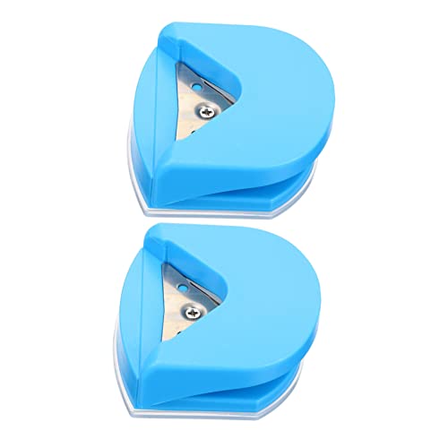 Homoyoyo 2 Stück Filet Schneiden Gerundet Bilder Basteleckenschneider Schild Laminat-eckenschneider Für Runder Basteln Eckrundschneider Runden Herstellung Klein Kreisschneider Blue Abs von Homoyoyo