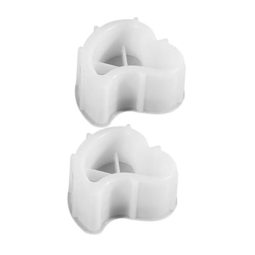 Homoyoyo 2 Stück Herzförmige Silikon Kerzenform für Diy Kerzen Wiederverwendbare Gießformen für Romantische Anlässe und Aromatherapie Dekorationen Homoyoyo 2 Stück Herzförmige Silikon Kerzenform für Diy Kerzen Wiederverwendbare Gießformen für Romantische Anlässe und Aromatherapie Dekorationen von Homoyoyo