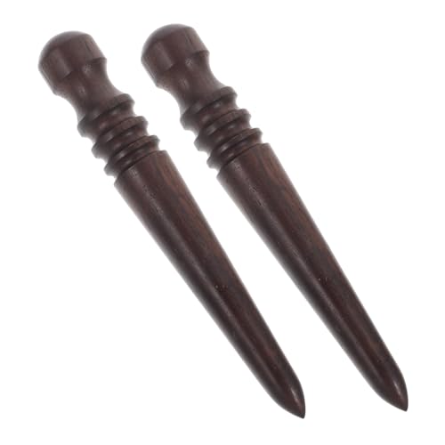 Homoyoyo 2 Stück Holz Leder Burnisher Stab Handgefertigt DIY Lederwerkzeug Schleifstab für Kantenbearbeitung Langlebig und Vielseitig für Lederhandwerk Homoyoyo 2 Stück Holz Leder Burnisher Stab Handgefertigt DIY Lederwerkzeug Schleifstab für Kantenbearbeitung Langlebig und Vielseitig für Lederhandwerk von Homoyoyo