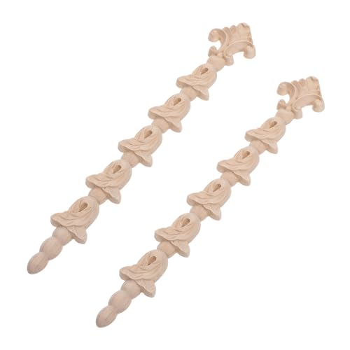 Homoyoyo 2 Stück Holzgeschnitzte Möbelverzierung Unlackiert Europäischer Stil Applique für Schranktüren Wände Betten Vielseitiges Dekorationselement Retro Möbel Zubehör Homoyoyo 2 Stück Holzgeschnitzte Möbelverzierung Unlackiert Europäischer Stil Applique für Schranktüren Wände Betten Vielseitiges Dekorationselement Retro Möbel Zubehör von Homoyoyo