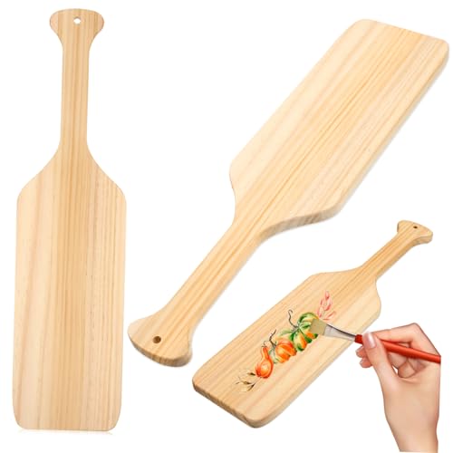 Homoyoyo 2 Stück Holzpaddel aus Massivem Kiefernholz Glatte Oberfläche Handgeschliffen Robustes DIY Holzhandwerk für Griechische Paddel Dekoration und Geschenke Homoyoyo 2 Stück Holzpaddel aus Massivem Kiefernholz Glatte Oberfläche Handgeschliffen Robustes DIY Holzhandwerk für Griechische Paddel Dekoration und Geschenke von Homoyoyo