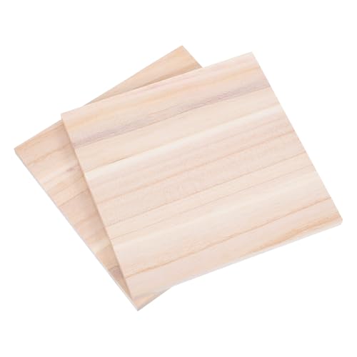 Homoyoyo 2 Stück Holzplatten Robuste Holztrennwände für Kleiderschrank Rechteckige Ablageplatten für Diy Bastelprojekte und Platzsparende Home Organisation von Homoyoyo