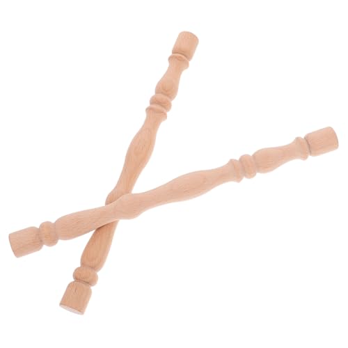 Homoyoyo 2 Stück Holzsäulenhaus Treppengeländer Aus Holz Treppenspindeln Aus Holz Beine Für Tisch Holzbaluster Möbelbeine Treppenspindeln Aus Massivholz Beistelltischbeine Mummler Khaki von Homoyoyo