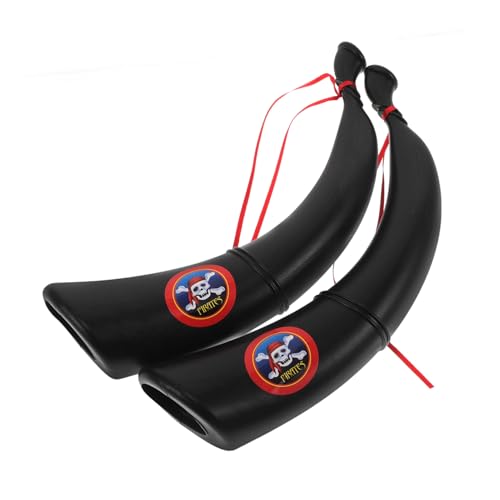 Homoyoyo 2 Stück Horn Cosplay Requisiten Für Halloween Kostüme – Und Pirat Party Zubehör - Rollenspiel Requisiten Aus Robustem Kunststoff - Ideal Für Kostümpartys Und Karneval Homoyoyo 2 Stück Horn Cosplay Requisiten Für Halloween Kostüme – Und Pirat Party Zubehör - Rollenspiel Requisiten Aus Robustem Kunststoff - Ideal Für Kostümpartys Und Karneval von Homoyoyo