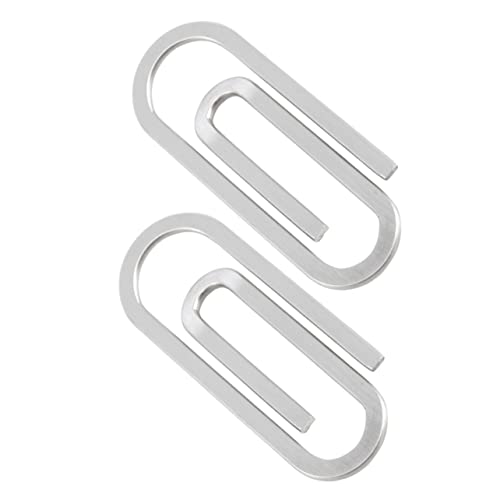 Homoyoyo 2 Stück Kleine Verschleißfeste Büroklammern aus Metall Starke Klammerkraft für Papiere Fotos Akten Vielseitige Silberfarbene Paper Clips für Schule und Büro Homoyoyo 2 Stück Kleine Verschleißfeste Büroklammern aus Metall Starke Klammerkraft für Papiere Fotos Akten Vielseitige Silberfarbene Paper Clips für Schule und Büro von Homoyoyo