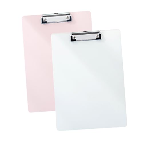 Homoyoyo 2 Stück Klemmbrett mit Metallclip Schreibunterlage für Büro und Schule Robustes Clipboard Zufälliger Farbe für Dokumente und Skizzen Zufällige Farbe Zufällige Farbe Homoyoyo 2 Stück Klemmbrett mit Metallclip Schreibunterlage für Büro und Schule Robustes Clipboard Zufälliger Farbe für Dokumente und Skizzen Zufällige Farbe Zufällige Farbe von Homoyoyo