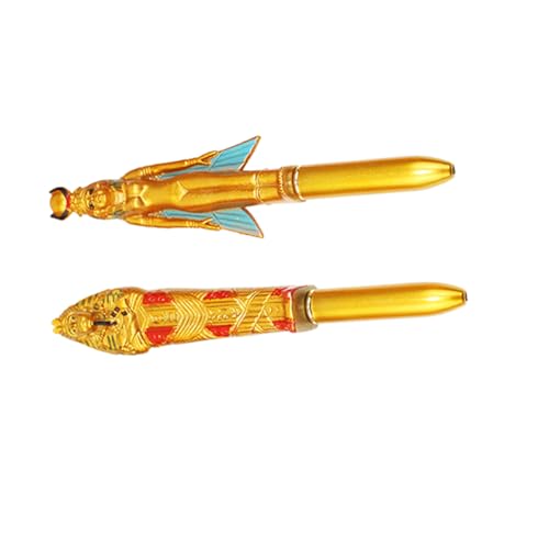 Homoyoyo 2 Stück Kugelschreiber Neuheit Pharaonen Ausgefallen Nachfüllbar Geburtstag Niedlich Vintage Ägypten Person Kugelschreiber Souvenir Kugelschreiber von Homoyoyo