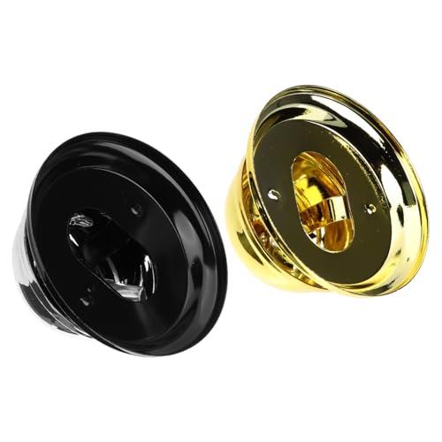 Homoyoyo 2 Stück Metall Tischglocke Robuste Serviceglocke mit Klarem Klang Kompakte Empfangsglocke für Restaurant Hotel Bar Spiel Signal Einfach Bedienbar Langlebig und Platzsparend von Homoyoyo
