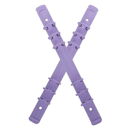 Homoyoyo 2 Stück Metallbinderclips Ring Abnehmbare Metall Mechanik Ersatz Binder Spines Combs Verstellbare Loseblatt Ordner für Büro und Studenten Tragbar Robust von Homoyoyo