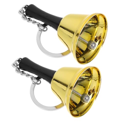 Homoyoyo 2 Stück Mini Handglocke mit Schlüsselanhänger Leichte Metall Schulglocke für Handlich Kinderfreundlich für Unterricht Restaurantservice Spiele und Reisen Homoyoyo 2 Stück Mini Handglocke mit Schlüsselanhänger Leichte Metall Schulglocke für Handlich Kinderfreundlich für Unterricht Restaurantservice Spiele und Reisen von Homoyoyo