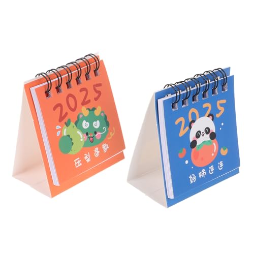Homoyoyo 2 Stück Mini-Kalender-Notizblock süßes stationäres Schreibtischdekoration ästhetisch Liebenswert Pastell winziger Standkalender Tischkalender- Mini-süßer Tischkalender Papier Homoyoyo 2 Stück Mini-Kalender-Notizblock süßes stationäres Schreibtischdekoration ästhetisch Liebenswert Pastell winziger Standkalender Tischkalender- Mini-süßer Tischkalender Papier von Homoyoyo