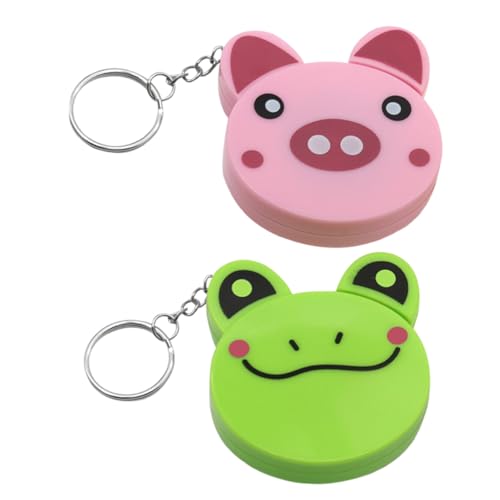 Homoyoyo 2 Stück Mini Maßband für Einziehbares Nähband mit Niedlichen Tiermotiven für Körper und Stoffmessungen Praktischer Schlüsselanhänger und Geschenkidee Homoyoyo 2 Stück Mini Maßband für Einziehbares Nähband mit Niedlichen Tiermotiven für Körper und Stoffmessungen Praktischer Schlüsselanhänger und Geschenkidee von Homoyoyo