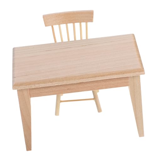 Homoyoyo 2 Stück Mini Tisch Und Stuhl Möbel Für Puppenhaus Puppenhaustisch Modell Puppenhaus Holzstuhl Mini Esszimmerzubehör Puppenhausmöbel Und Zubehör Winziger Stuhl Eichenbeige Homoyoyo 2 Stück Mini Tisch Und Stuhl Möbel Für Puppenhaus Puppenhaustisch Modell Puppenhaus Holzstuhl Mini Esszimmerzubehör Puppenhausmöbel Und Zubehör Winziger Stuhl Eichenbeige von Homoyoyo